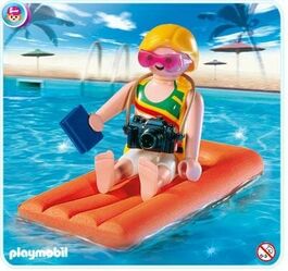 PLAYMOBIL 4681 TURISTA CON COLCHONETA