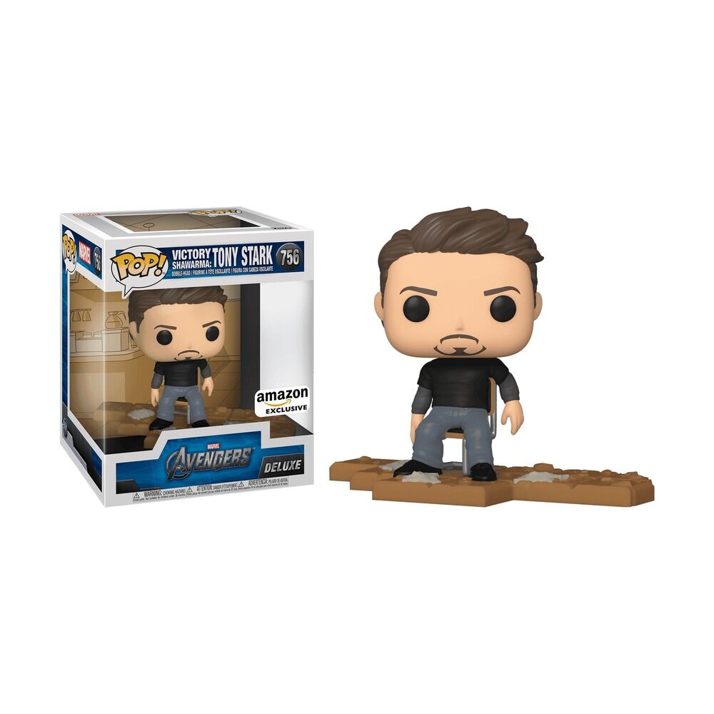 FUNKO POP! MARVEL - LOS VENGADORES DELUXE - TONY STARK EXCLUSIVO 15 CM