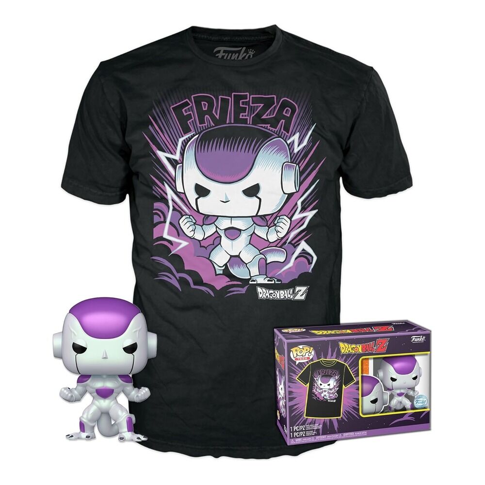 FUNKO POP! TEES & VINYL DRAGON BALL Z - FRIEZA 4TH FORM (SPECIAL EDITION) + CAMISETA TALLA L