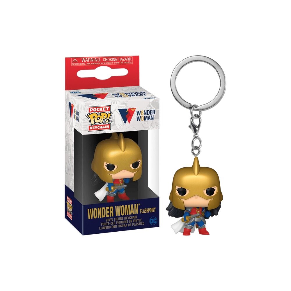 FUNKO POCKET POP! KEYCHAIN DC WONDER WOMAN 80TH - WONDER WOMAN (FLASHPOINT)