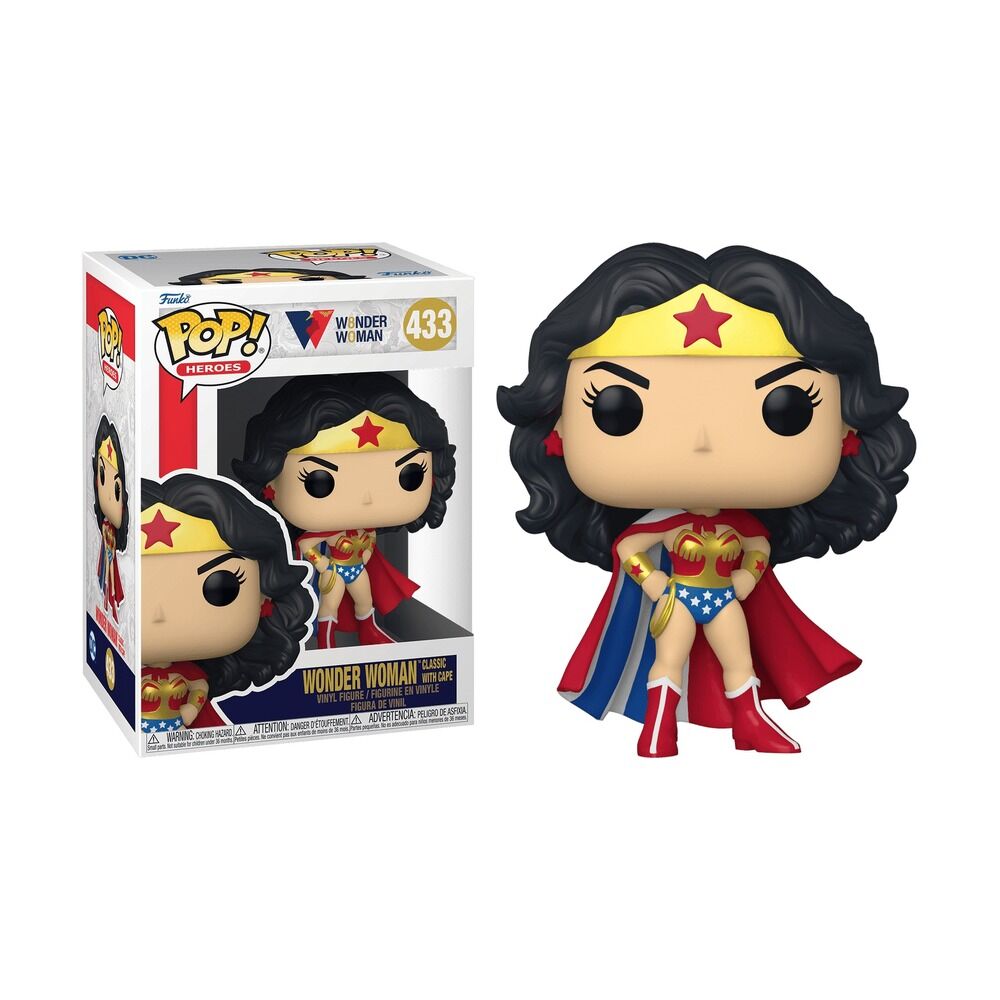 FUNKO POP! DC WONDER WOMAN 80TH - WONDER WOMAN (CLÁSICA CON CAPA)