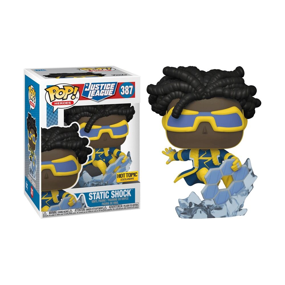 FUNKO POP! DC LIGA DE LA JUSTICIA - STATIC SHOCK EXCLUSIVO