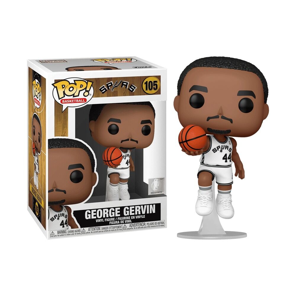FUNKO POP! NBA: LEGENDS - GEORGE GERVIN - (SPURS HOME)