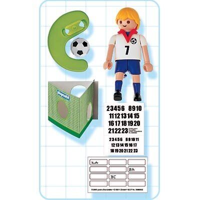 PLAYMOBIL - JUGADOR DE FÚTBOL INGLATERRA