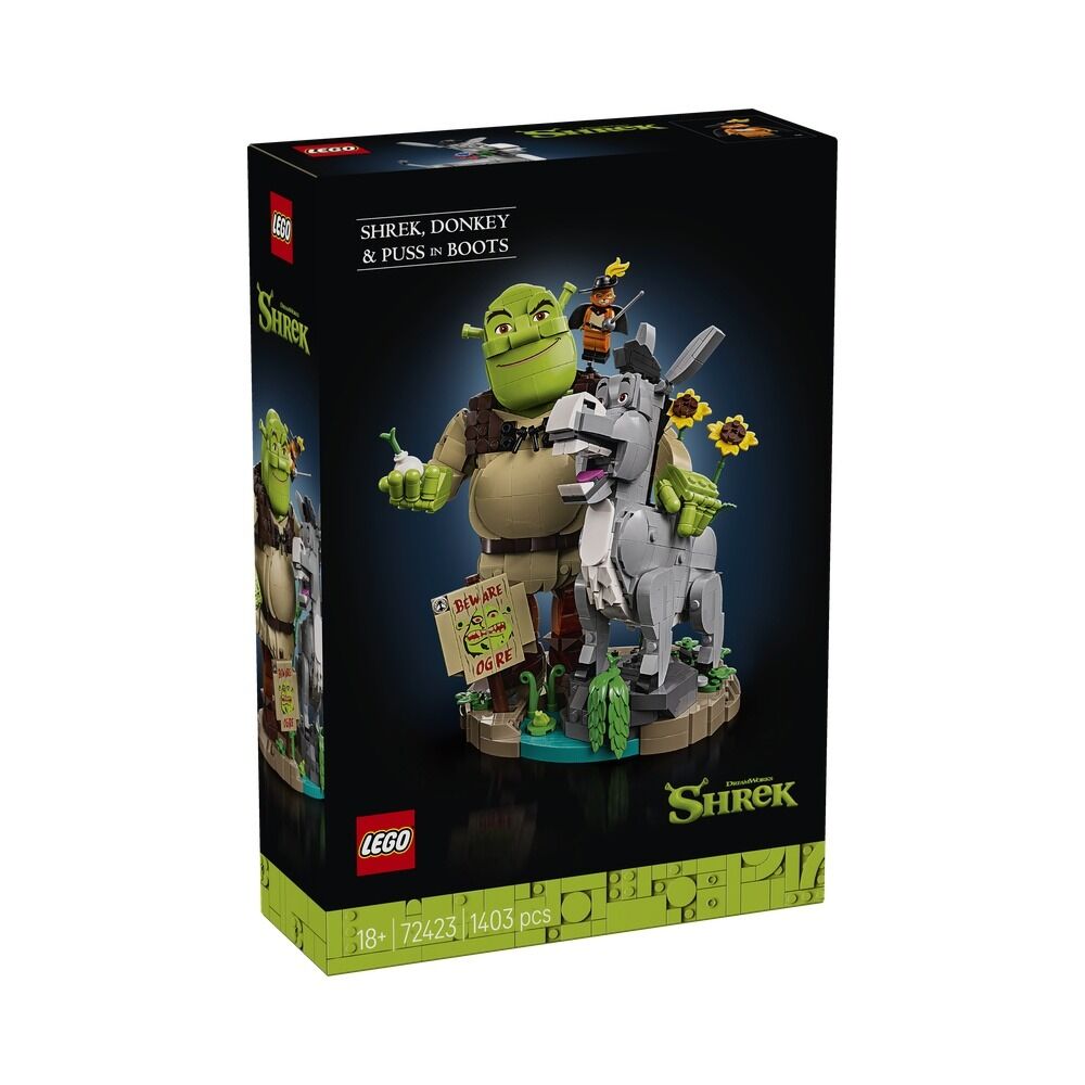 LEGO SHREK - SHREK, ASNO Y GATO CON BOTAS