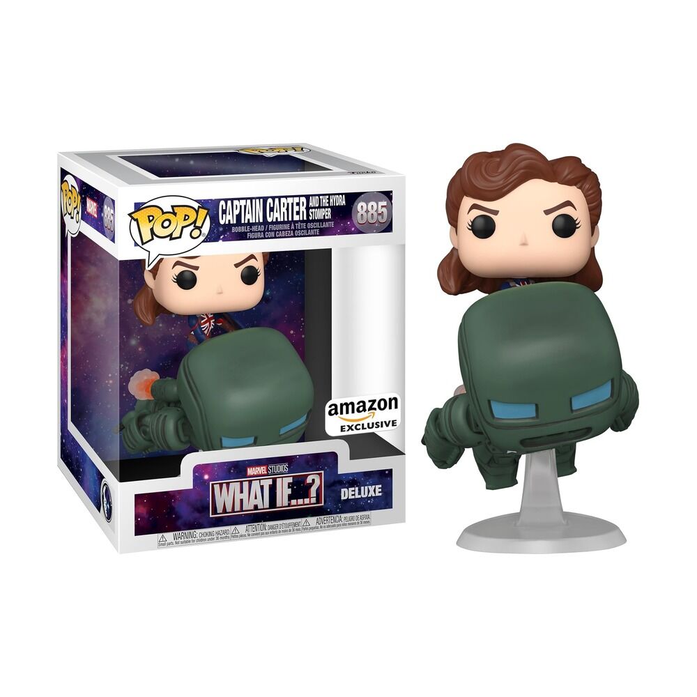 FUNKO POP! MARVEL DELUXE: WHAT IF…? - CAPITANA CARTER Y EL HYDRA STOMPER EXCLUSIVO