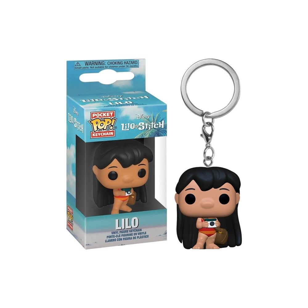 FUNKO POCKET POP! KEYCHAIN DISNEY: LILO & STITCH - LLAVERO LILO CON CÁMARA