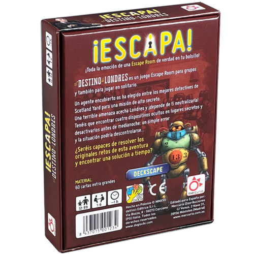 JUEGO ESCAPA - EL DESTINO DE LONDRES