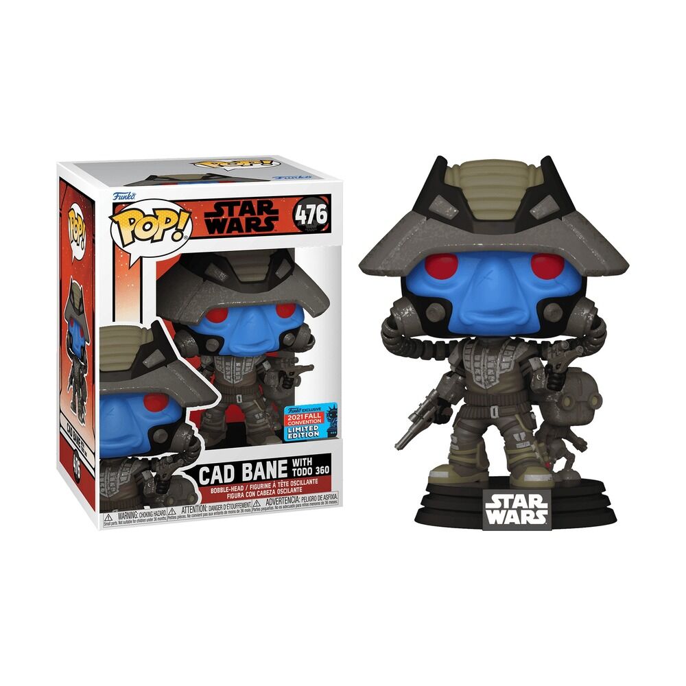 FUNKO POP! STAR WARS - CAD BANE CON TODO 360 EXCLUSIVO (NEW YORK FALL CONVENTION 2021)
