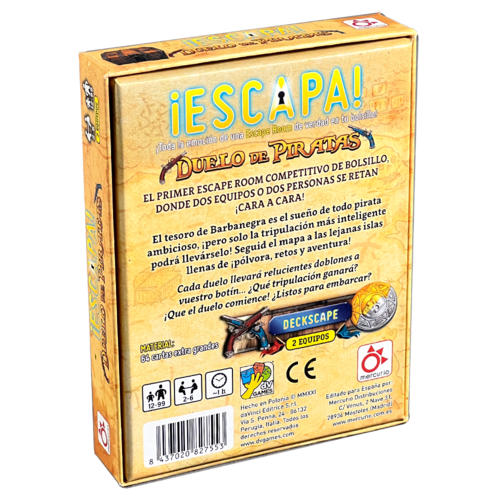 JUEGO ESCAPA - DUELO DE PIRATAS