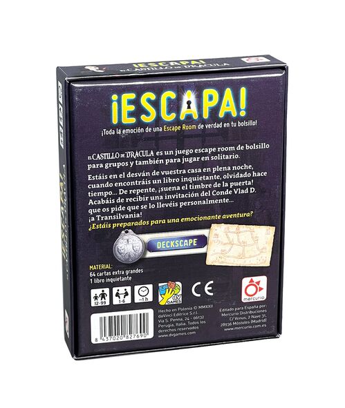 JUEGO ESCAPA - EL CASTILLO DE DRÁCULA