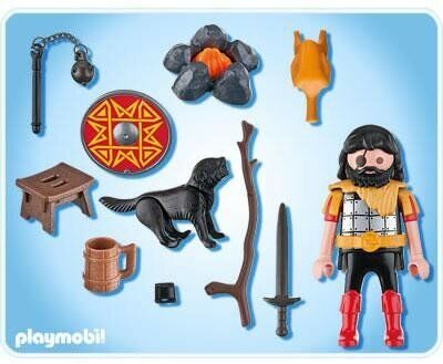 PLAYMOBIL 4769 CABALLERO BÁRBARO