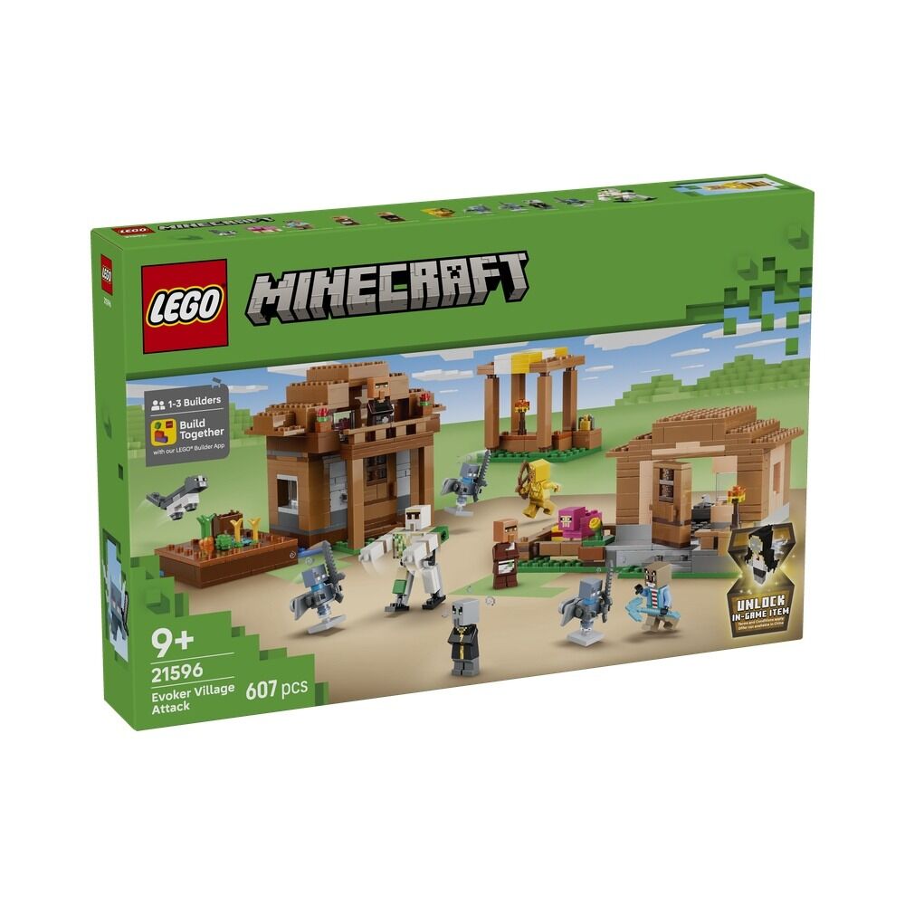 LEGO MINECRAFT - ATAQUE DEL EVOCADOR A LA ALDEA