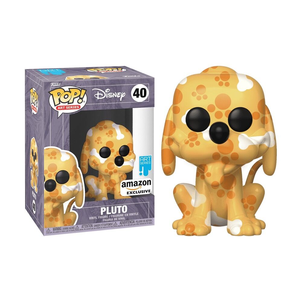 FUNKO POP! DISNEY ART SERIES - PLUTO EXCLUSIVO + CAJA PROTECTORA