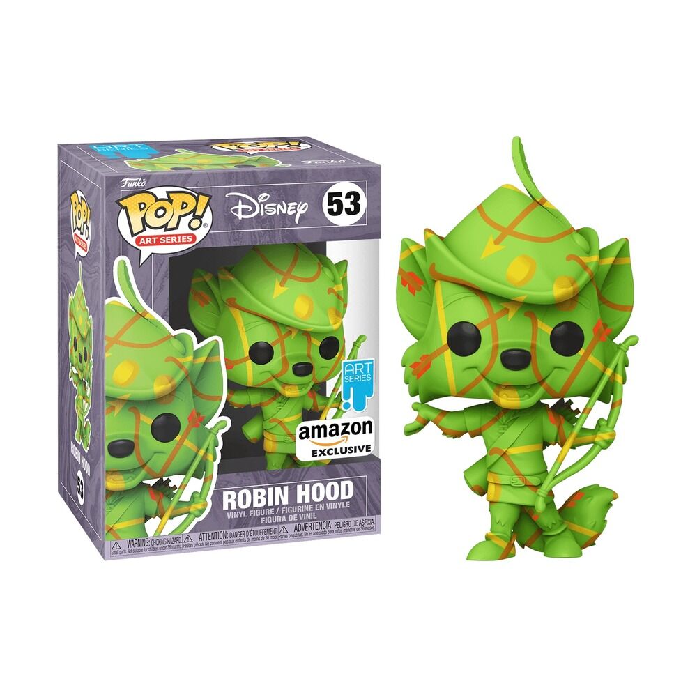 FUNKO POP! ART SERIES DISNEY - ROBIN HOOD EXCLUSIVO + CAJA PROTECTORA