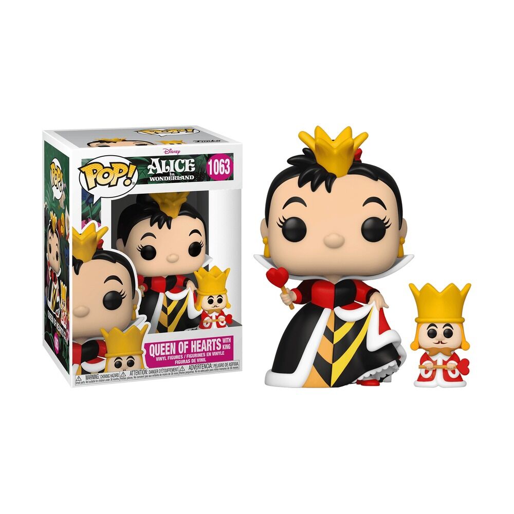FUNKO POP! DISNEY - ALICIA EN EL PAÍS DE LAS MARAVILLAS - REINA DE CORAZONES CON REY
