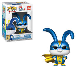 37890 FUNKO POP! Mascotas 2 - Figura Bola de Nieve (Traje Superhéroe)