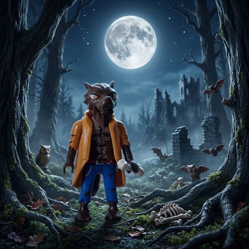 HOMBRE LOBO - PLAYMOBIL SOBRES SORPRESA SERIE 30 NIÑOS