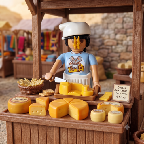 VENDEDORA DE QUESOS - PLAYMOBIL SOBRES SORPRESA SERIE 30 NIÑAS