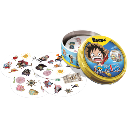 DOBBLE ONE PIECE - JUEGO DE CARTAS CON PERSONAJES ONE PIECE
