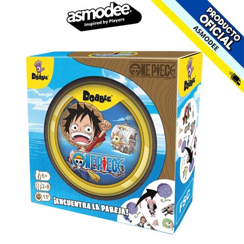 DOBBLE ONE PIECE - JUEGO DE CARTAS CON PERSONAJES ONE PIECE