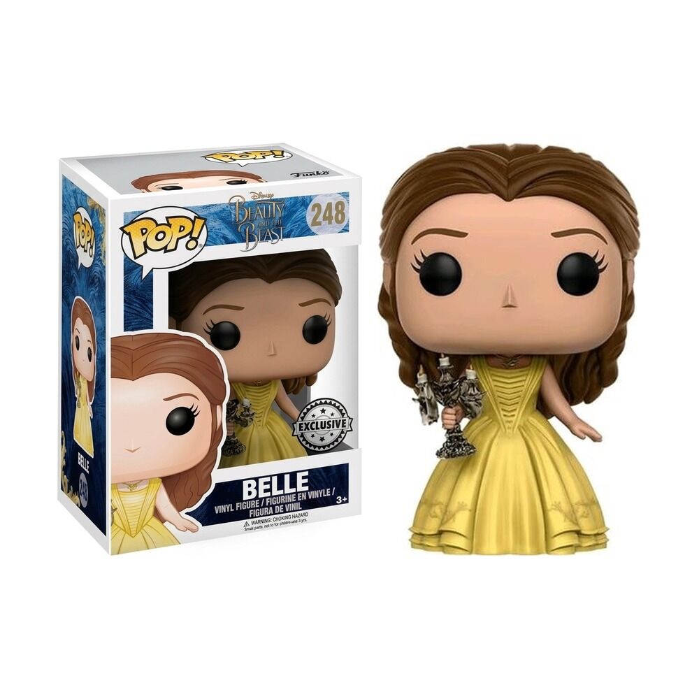 FUNKO POP! DISNEY - LA BELLA Y LA BESTIA (LIVE ACTION) - BELLA CON CANDELABRO EXCLUSIVO
