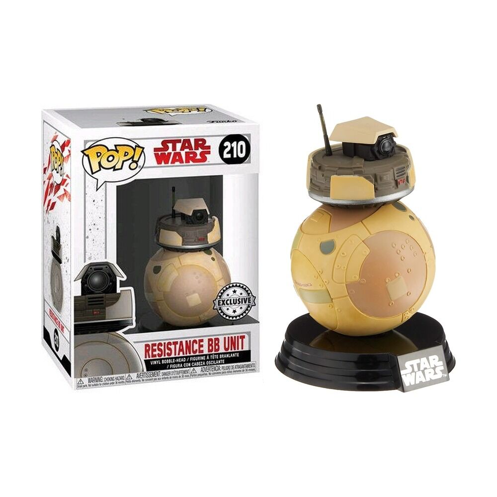 FUNKO POP! STAR WARS: LOS ÚLTIMOS JEDI - UNIDAD BB DE LA RESISTENCIA - EXCLUSIVO