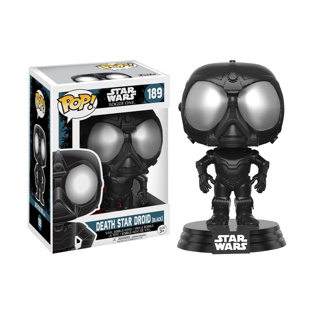 FUNKO POP! STAR WARS ROGUE ONE - DROIDE NEGRO DE LA ESTRELLA DE LA MUERTE