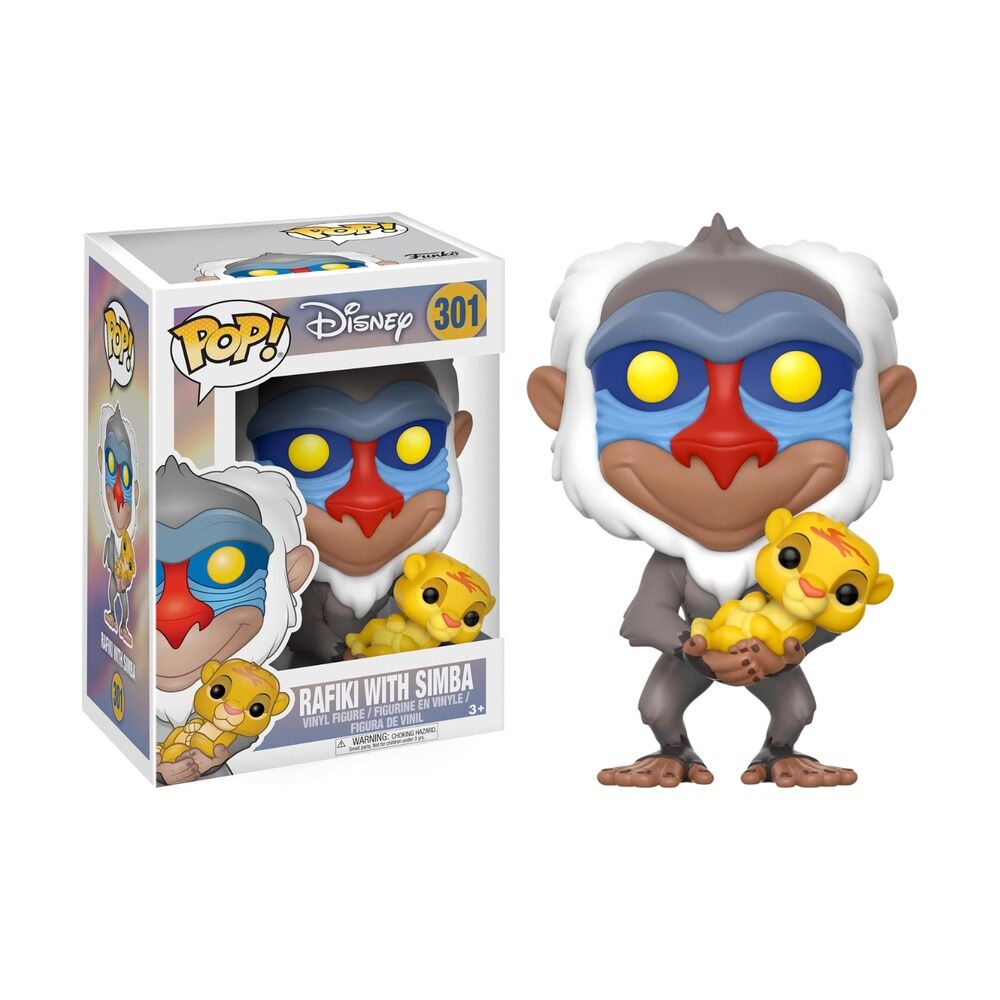 FUNKO POP! DISNEY - EL REY LEÓN - RAFIKI CON BABY SIMBA