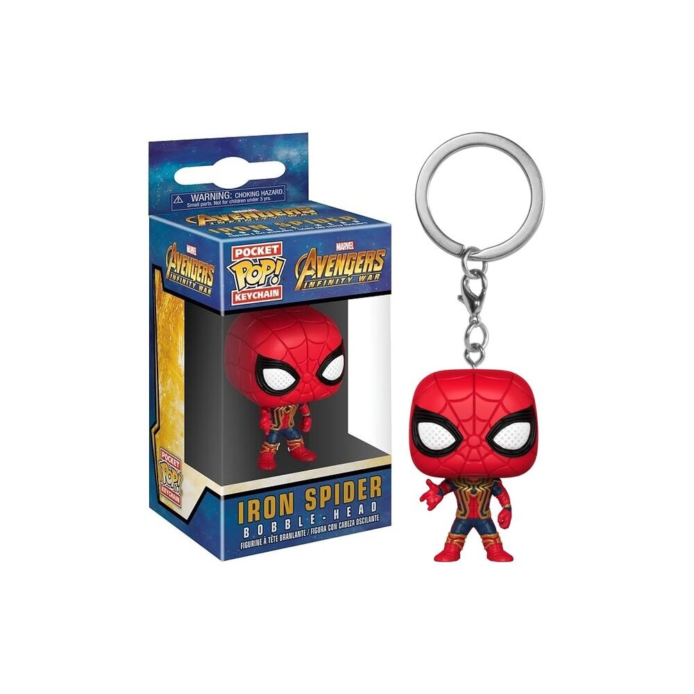 FUNKO POCKET POP! KEYCHAIN MARVEL: LLAVERO AVENGERS INFINITY WAR - IRON SPIDER