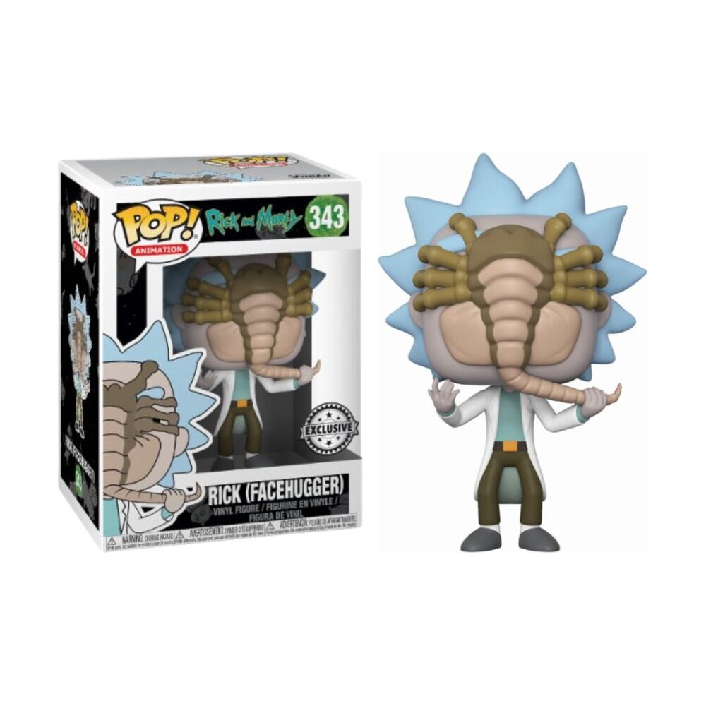 FUNKO POP! RICK Y MORTY - RICK FACEHUGGER EXCLUSIVO