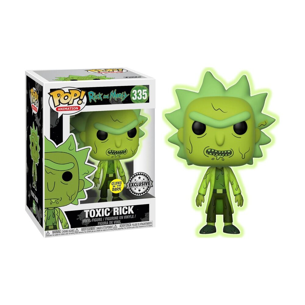 FUNKO POP! RICK Y MORTY - TOXIC RICK (BRILLA EN LA OSCURIDAD) EXCLUSIVO