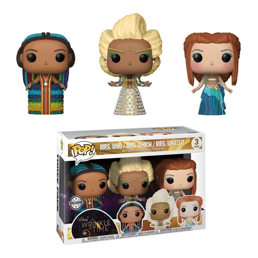 FUNKO POP! UN PLIEGUE EN EL TIEMPO - PACK 3 FIGURAS: WHO, WHICH, WHATSIT EXCLUSIVO