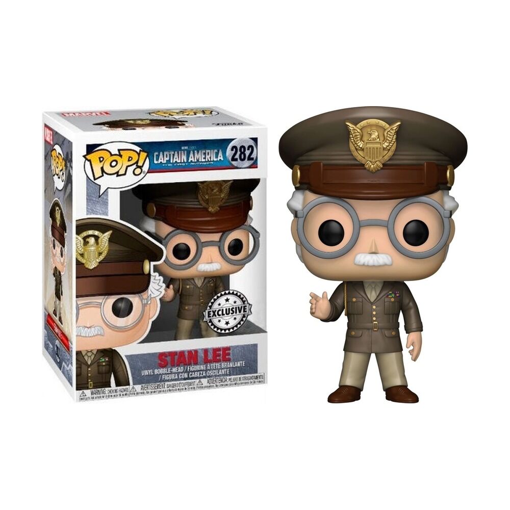 FUNKO POP! MARVEL CAPITAN AMÉRICA - STAN LEE EXCLUSIVO