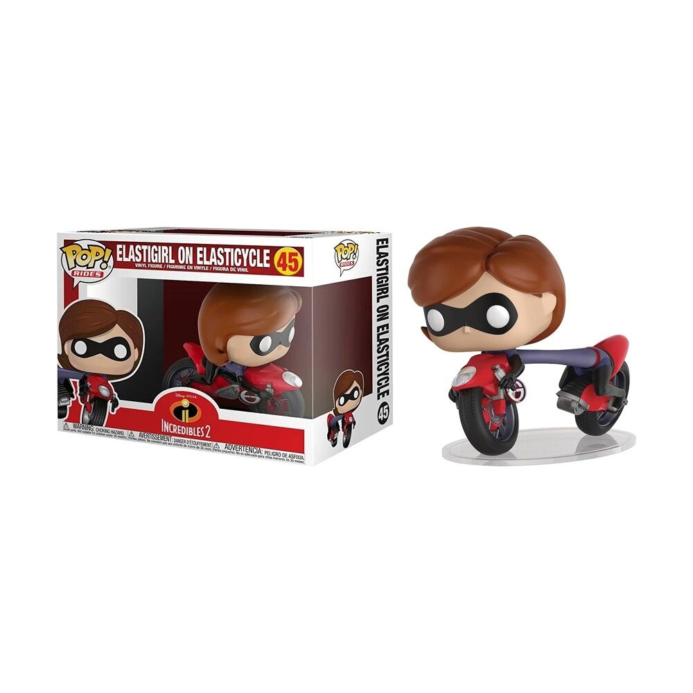 FUNKO POP! DISNEY: LOS INCREÍBLES 2 - ELASTIGIRL EN ELASTIMOTO
