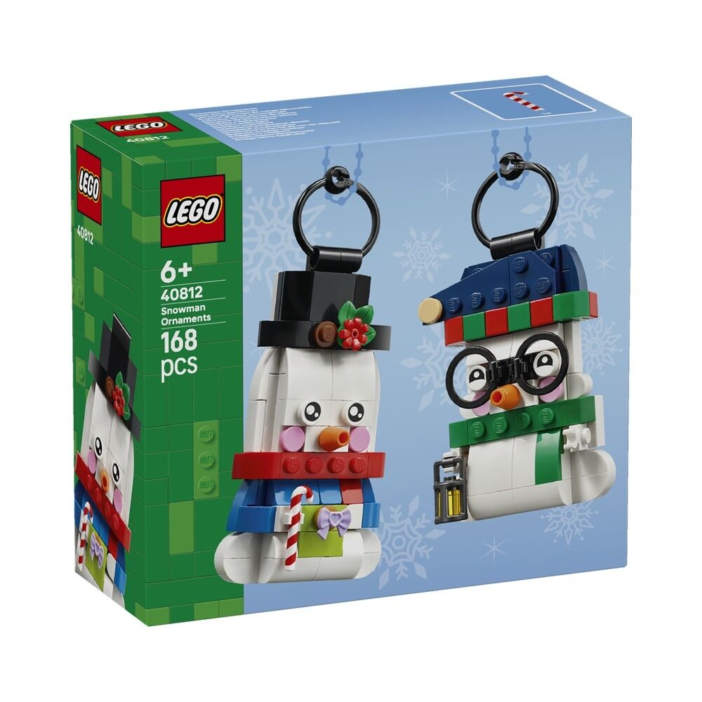 LEGO SEASONAL - ADORNOS DE MUÑECOS DE NIEVE