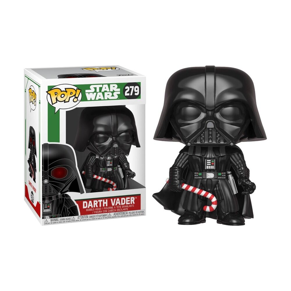 FUNKO POP! STAR WARS HOLIDAYS - DARTH VADER CON BASTÓN DE CARAMELO