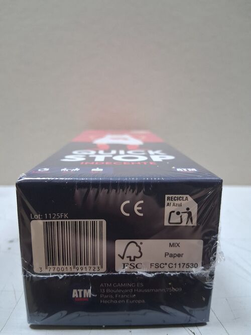 JUEGO DE CARTAS PARA FIESTAS - QUICK STOP INDECENTE