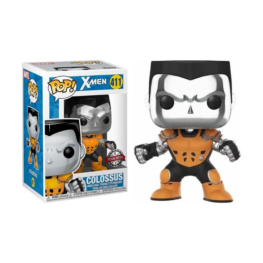 FUNKO POP! MARVEL X-MEN - COLOSSUS (SILVER CHROME) EXCLUSIVO