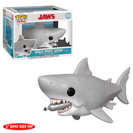 38567 Funko POP! Tiburón - Figura Gran Tiburón Blanco con Tanque de Buceo
