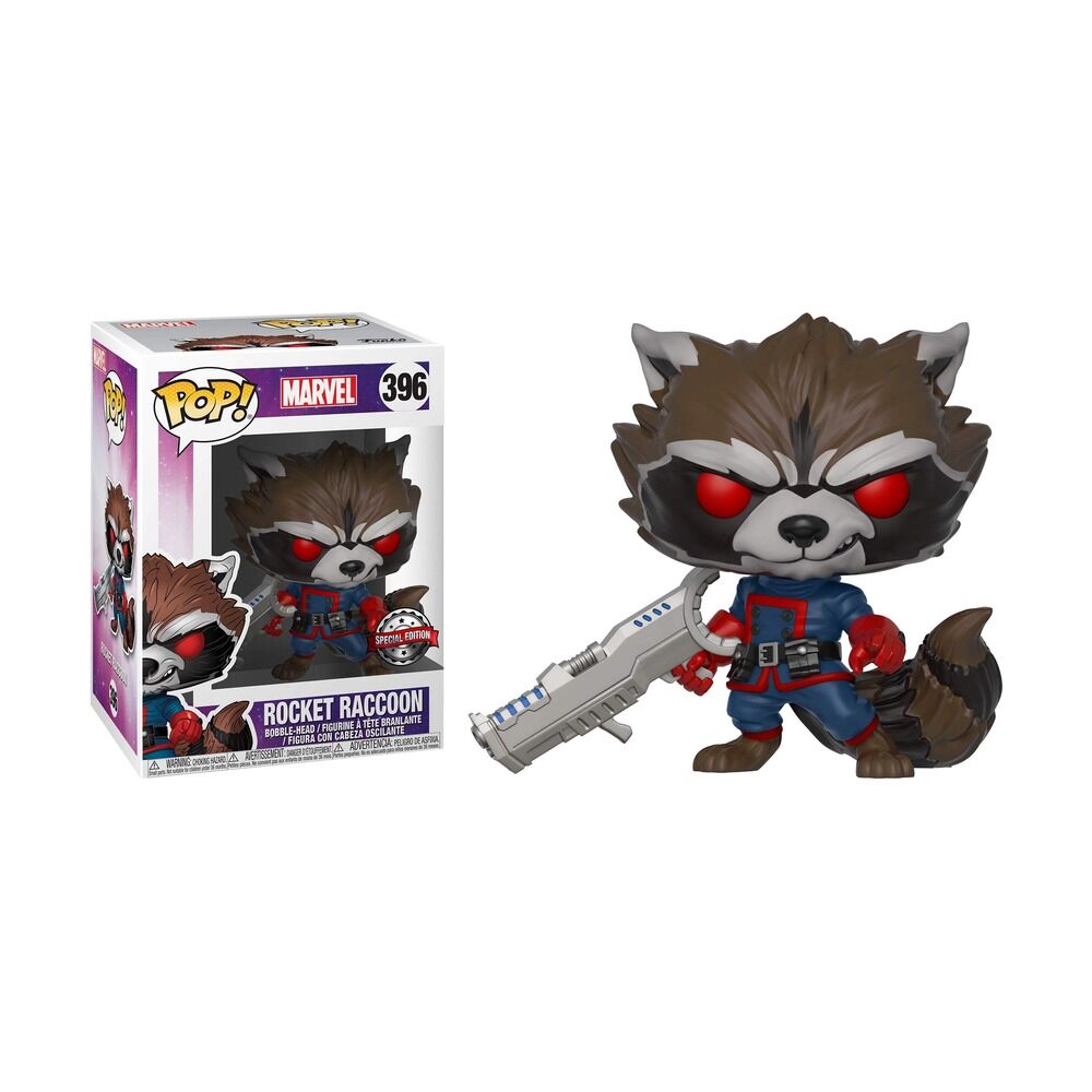 FUNKO POP! MARVEL GUARDIANES DE LA GALAXIA - ROCKET RACCOON (CLÁSICO) - EXCLUSIVO