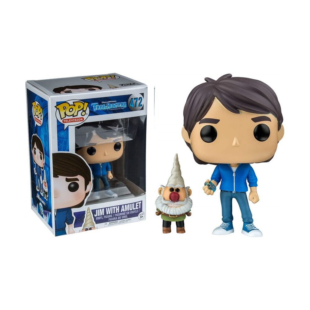 FUNKO POP! TROLLHUNTERS - JIM CON AMULETO EXCLUSIVO