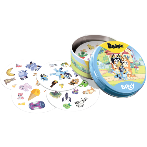 DOBBLE BLUEY - JUEGO DE CARTAS CON PERSONAJES DE BLUEY