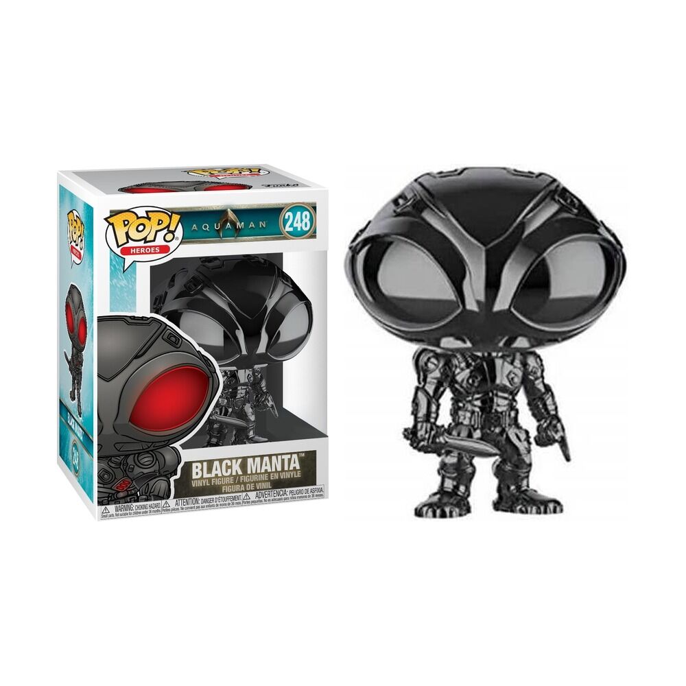 FUNKO POP! DC AQUAMAN - BLACK MANTA (CHROME) EXCLUSIVO
