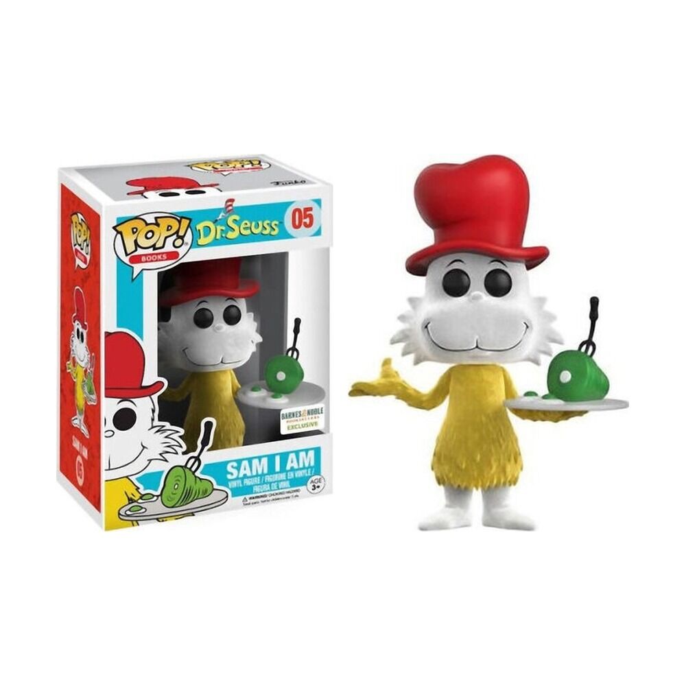 FUNKO POP! DR. SEUSS - SAM I AM FLOCKED EXCLUSIVO