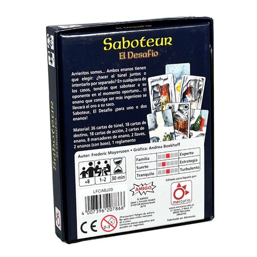 JUEGO SABOTEUR EL DESAFÍO