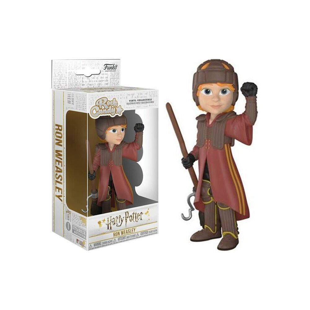 FUNKO ROCK CANDY HARRY POTTER - RON WEASLEY CON SU UNIFORME DE QUIDDITCH