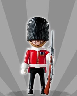 PLAYMOBIL 5243-3 SOBRE SORPRESA SERIE 3 NIÑOS - GUARDIA REAL BRITÁNICO