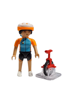 Playmobil - Chica en Monociclo - Sobres Sorpresa Serie 24 Chicas