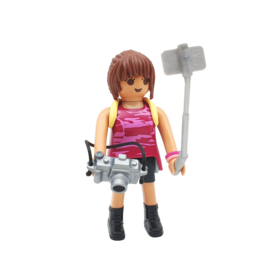 Playmobil - Turista con palo de Selfie - Sobres Sorpresa Serie 24 Chicas